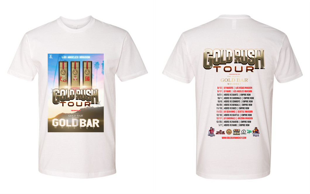 GOLD RUSH TOUR T-Shirt ONLY